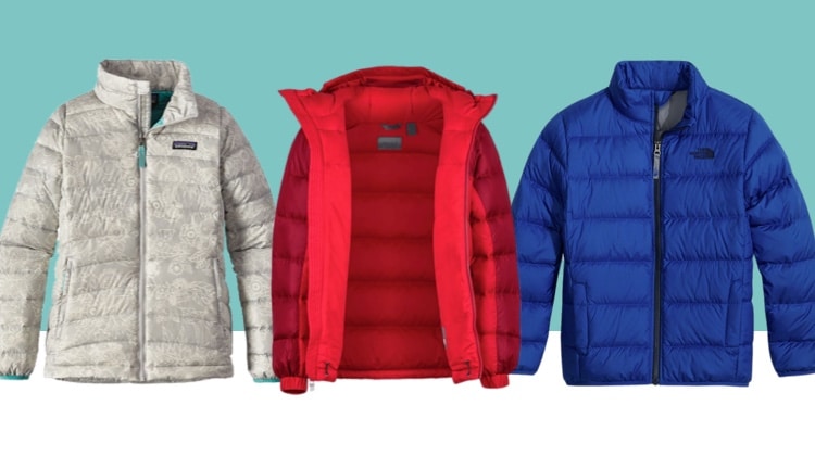 northface winter coats kids
