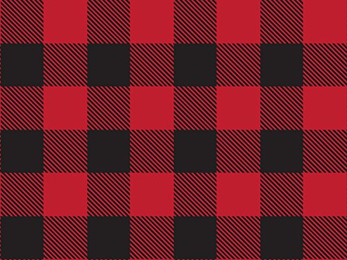 Red Buffalo Plaid Wrapping Paper